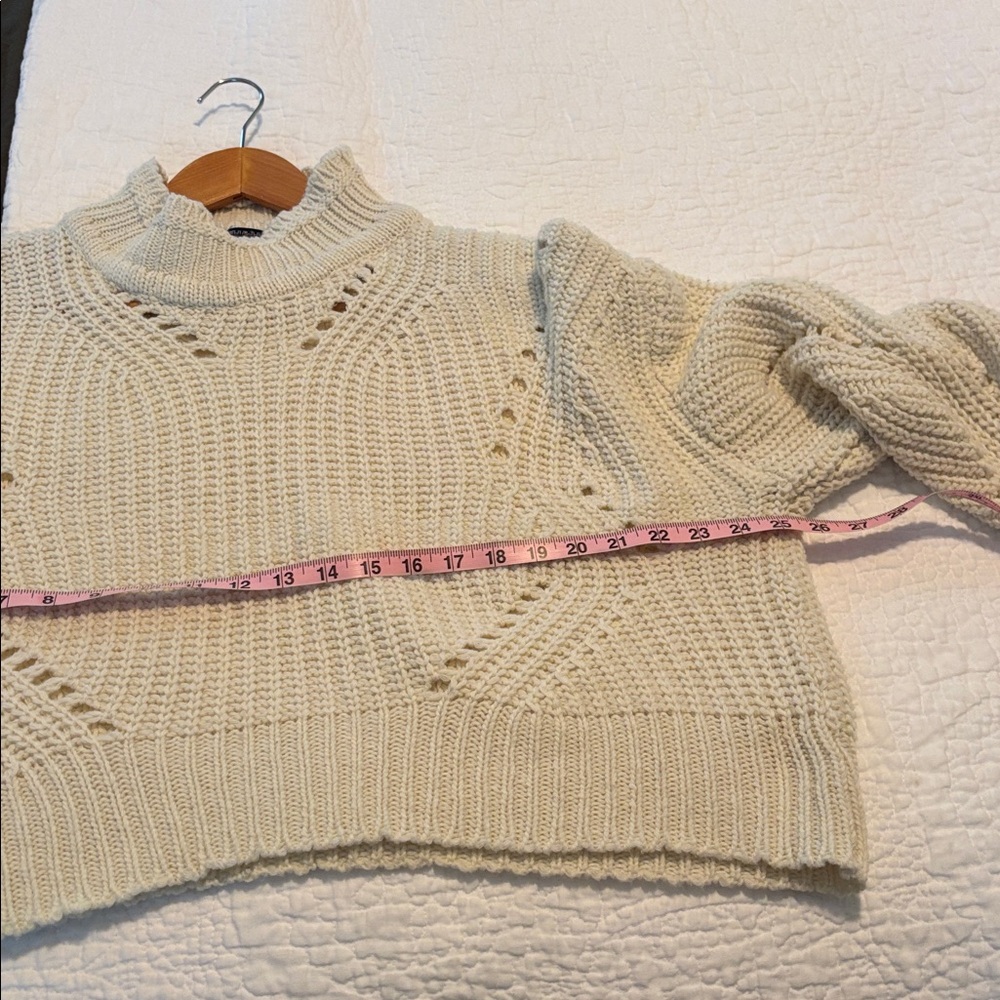 Wild Fable Knit Sweater size XL in Ivory Color - Picture 4 of 6